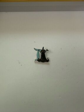 Disney Black and Teal Villain Enamel Pin